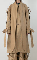 &lt;Pre-order&gt; EMBROIDERY TRENCH COAT