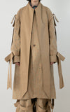 &lt;Pre-order&gt; EMBROIDERY TRENCH COAT