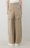 LAYERED CHINO WIDE PANTS