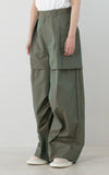 LAYERED CHINO WIDE PANTS