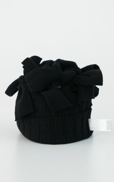 &lt;Pre-order&gt; WOOL RIBBON BEANIE 