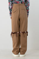 WOOL RIBBON PANTS