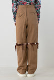 WOOL RIBBON PANTS