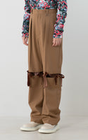 WOOL RIBBON PANTS