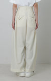 Wool Wide Tuck Pant 2