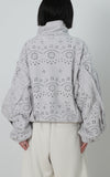 Embroidery Fleece Blouson