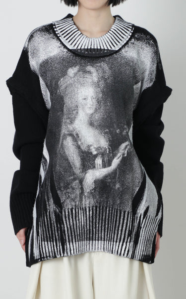 SIMEON FARRAR x Big Knit PO　BLACK