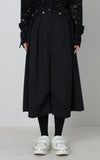 Wool Wide Half Pant