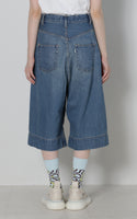 Wide Half Denim