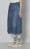 Wide Half Denim