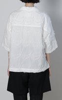 [Pre-order item] Embroidery Open Collar Shirts 