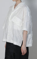 Embroidery Open Collar Shirts