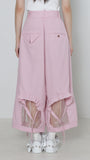 Wool Frill Harf Pants