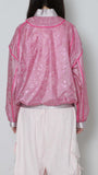 Print Piping Blouson