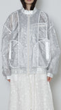 Print Piping Blouson