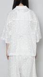 Embroidery Open Collar Shirts