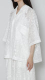 Embroidery Open Collar Shirts
