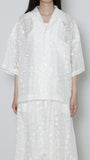 Embroidery Open Collar Shirts