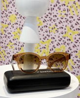 WAITING FOR THE SUN×BASE MARK sunglasses clear brown