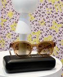 WAITING FOR THE SUN×BASE MARK sunglasses clear brown