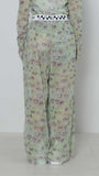 Print Tulle Pants
