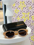 WAITING FOR THE SUN×BASE MARK sunglasses pink