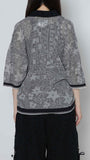 Jacquard Polo Knit × UnokiFumiko collaboration FABRIC