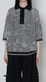 Jacquard Polo Knit × UnokiFumiko collaboration FABRIC