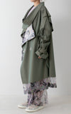 ＜予約販売＞Tulle Print Comb.Coat