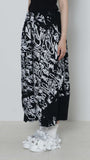 SIMEON FARRAR × Frill Half Sweat Pants(BLACK)