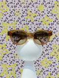 WAITING FOR THE SUN×BASE MARK sunglasses clear brown