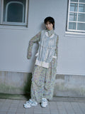 Print Tulle Pants