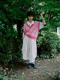Jacquard Knit Vest　× UnokiFumiko collaboration FABRIC　