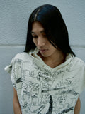 SIMEON FARRAR × Hoodie Vest (WHITE)