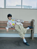 Deformation Half Chino Pants