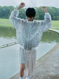 Print Piping Blouson