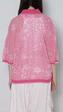 Jacquard Polo Knit × UnokiFumiko collaboration FABRIC