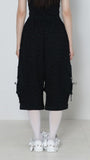 Embroidery Cargo Half Pants　× UnokiFumiko collaboration FABRIC