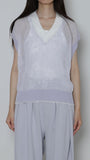 Jacquard Knit Vest　× UnokiFumiko collaboration FABRIC　