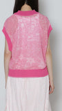 Jacquard Knit Vest　× UnokiFumiko collaboration FABRIC　