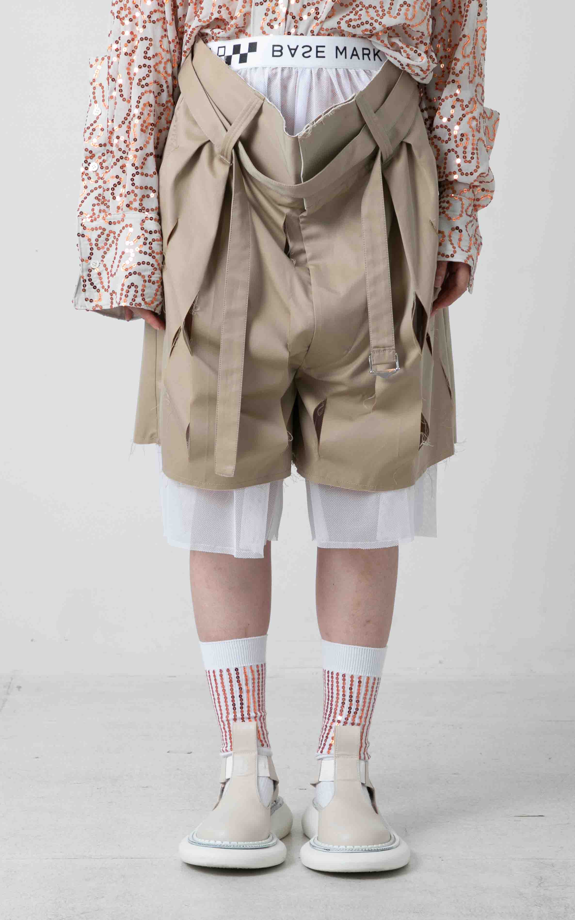 Basemark 23ss hollow out pants ベースマーク 23SS ALL – BASE MARK